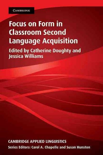 Produktbild: Focus on Form in Classroom Second Language Acquisition