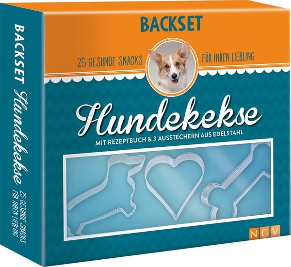 Produktbild: Backset Hundekekse. 25 gesunde Snacks für Ihren Liebling