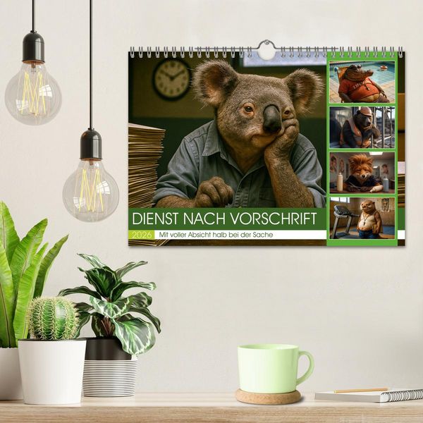 Produktbild: Dienst nach Vorschrift (Wandkalender 2026 DIN A4 quer), CALVENDO Monatskalender