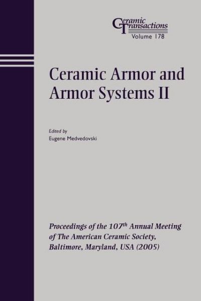 Produktbild: Ceramic Armor and Armor Systems II