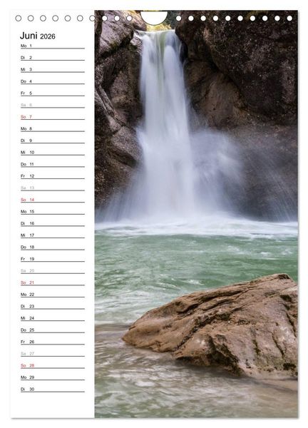 Produktbild: Faszination Wasserfall (Wandkalender 2026 DIN A4 hoch), CALVENDO Monatskalender