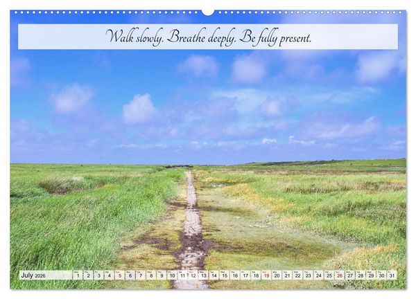 Produktbild: Breathe. See. Shift. Photographic and poetic inspiration for an alert life (High Quality Premium Wall Calendar 2026 DIN A2 landscape),CALVENDO 12 Mont