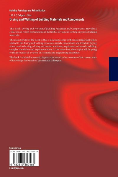 Produktbild: Drying and Wetting of Building Materials and Components