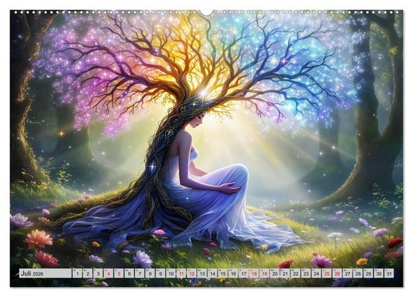 Produktbild: Baumvisionen (hochwertiger Premium Wandkalender 2026 DIN A2 quer), Kunstdruck in Hochglanz