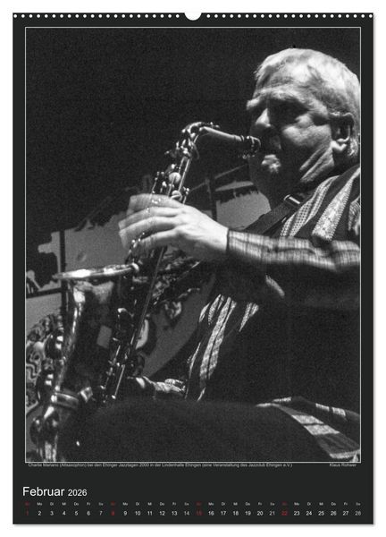 Produktbild: Jazz Moments (Wandkalender 2026 DIN A2 hoch), CALVENDO Monatskalender