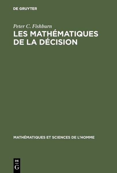 Produktbild: Les math&eacute;matiques de la d&eacute;cision
