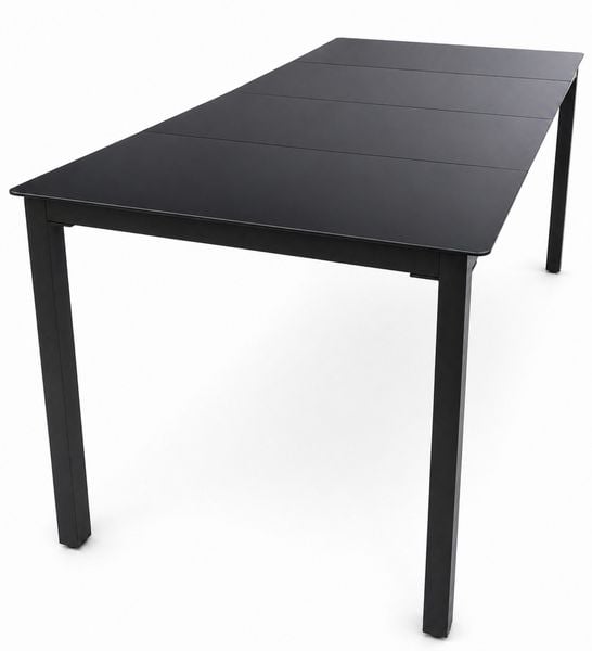 Produktbild: Aluminium Glas Gartentisch Balkontisch 189x90 cm