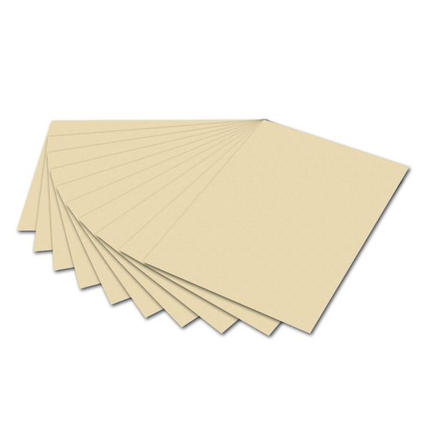 folia Tonzeichenpapier 130g/m² chamois DIN A4 100 Blatt