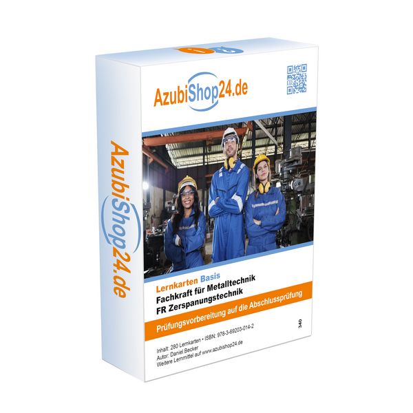 Fachkraft für Metalltechnik FR Zerspanungstechnik Lernkarten, Nonbook von Daniel Becker, Princoso, 978-3-692-03014-2