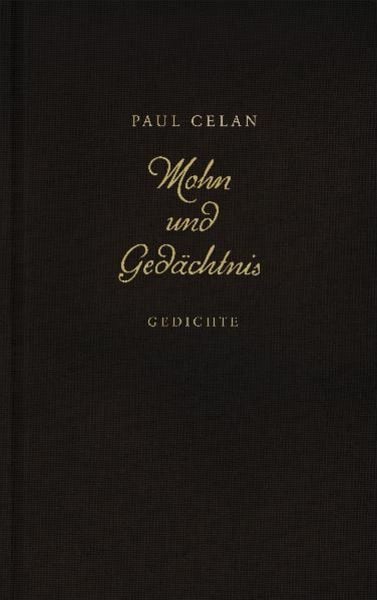 Mohn und Gedächtnis, Gebundene Ausgabe von Paul Celan, DVA, 978-3-421-04550-8
