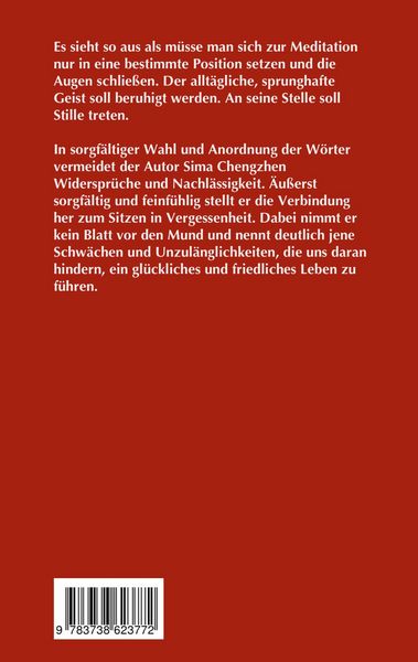 Produktbild: Sitzen in Vergessenheit