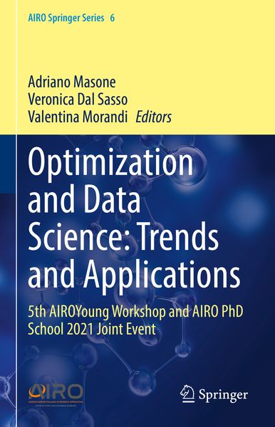 Produktbild: Optimization and Data Science: Trends and Applications
