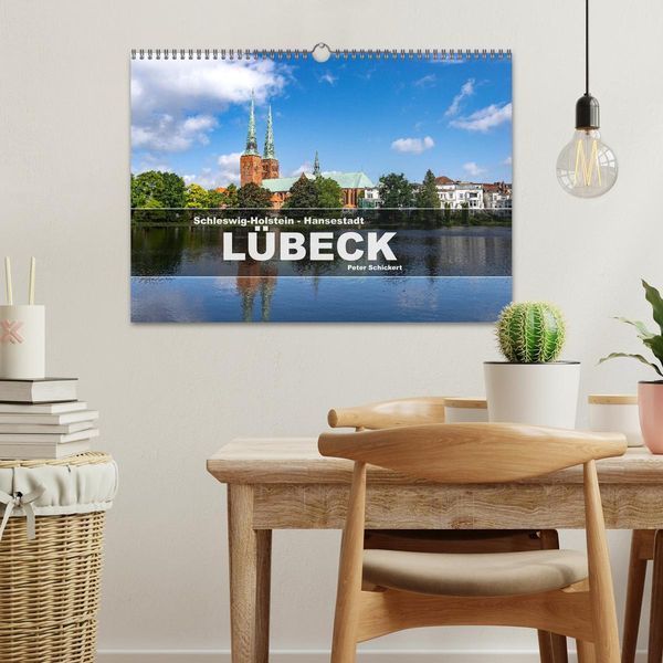 Produktbild: Schleswig-Holstein - Hansestadt L&uuml;beck (Wandkalender 2026 DIN A3 quer), CALVENDO Monatskalender