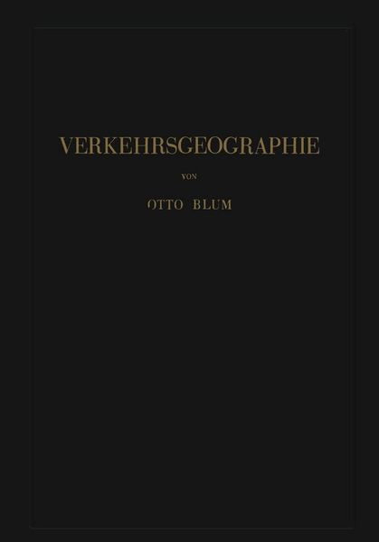 Produktbild: Verkehrsgeographie