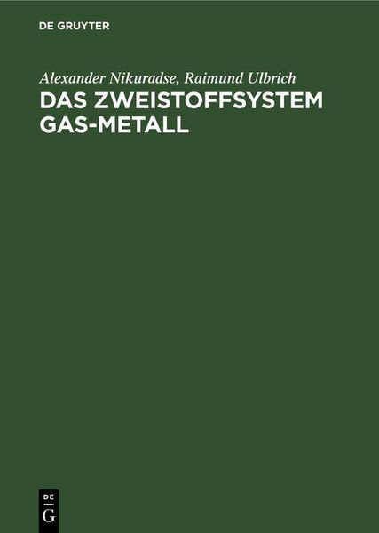 Produktbild: Das Zweistoffsystem Gas-Metall