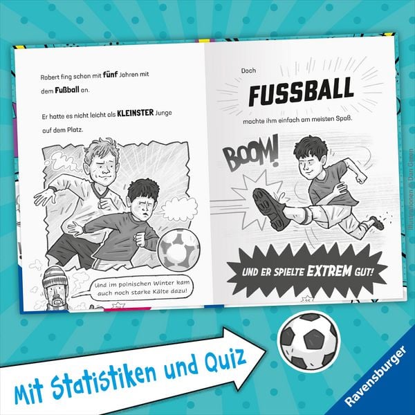 Produktbild: Fu&szlig;ball-Stars - Alles &uuml;ber Lewandowski. Vom Fu&szlig;ball-Talent zum Megastar