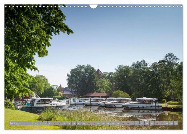 Produktbild: Hausbooturlaub Deutschland - Mecklenburgische Seenplatte (Wandkalender 2027 DIN A3 quer), CALVENDO Monatskalender