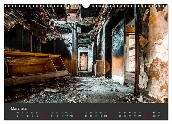 Produktbild: Verlassene Orte - Ein Lost Places Kalender (Wandkalender 2026 DIN A3 quer), CALVENDO Monatskalender