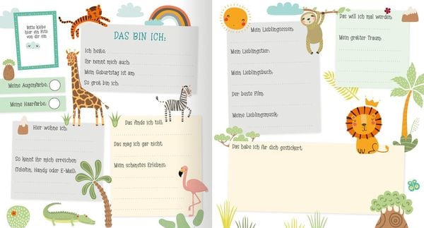 Alle meine Freunde – Einhorn ¦ Mit über 300 Stickern