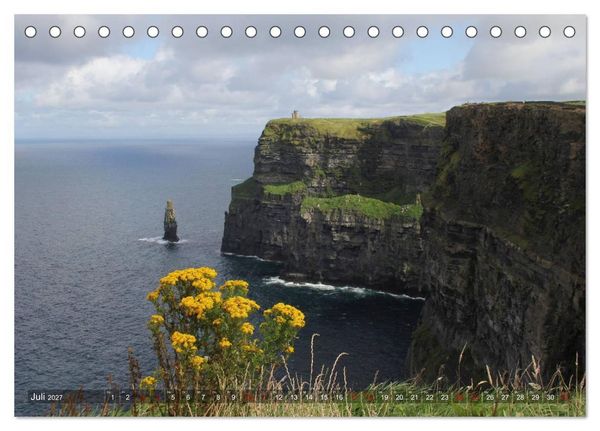 Produktbild: Irland 2027 - Die sch&ouml;nsten Reiseziele (Tischkalender 2027 DIN A5 quer), CALVENDO Monatskalender