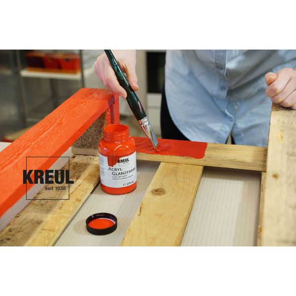 Produktbild: KREUL Acryl Glanzfarbe gold 50ml Glas