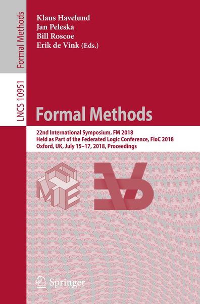 Produktbild: Formal Methods