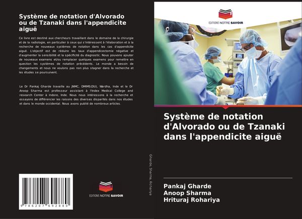 Produktbild: Syst&egrave;me de notation d'Alvorado ou de Tzanaki dans l'appendicite aigu&euml;