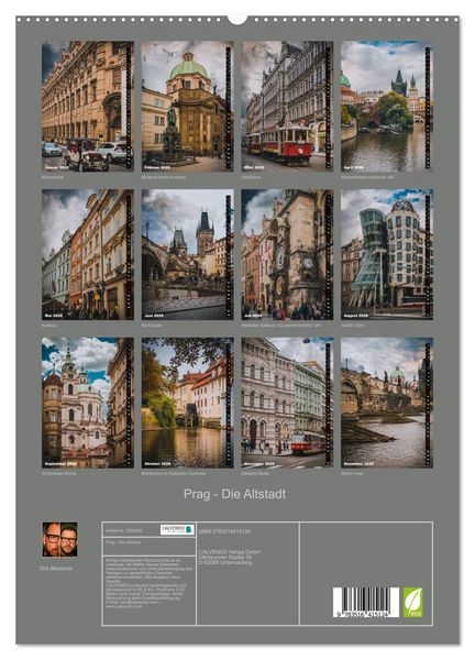 Produktbild: Prag - Die Altstadt (hochwertiger Premium Wandkalender 2026 DIN A2 hoch), Kunstdruck in Hochglanz