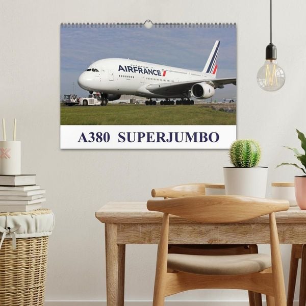 Produktbild: A380 SuperJumbo (Wall Calendar 2027 DIN A3 landscape), CALVENDO 12 Month Wall Calendar