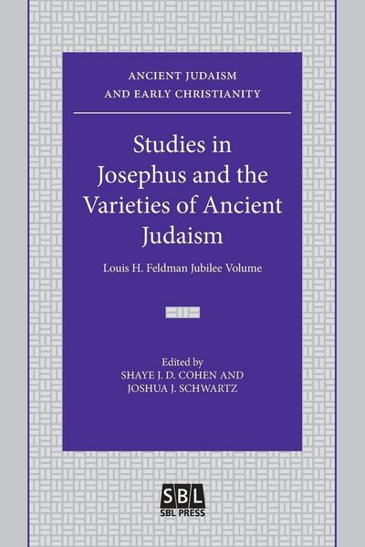 Produktbild: Studies in Josephus and the Varieties of Ancient Judaism