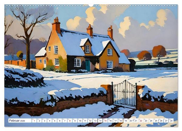 Produktbild: Englische Cottages (Wandkalender 2026 DIN A2 quer), CALVENDO Monatskalender