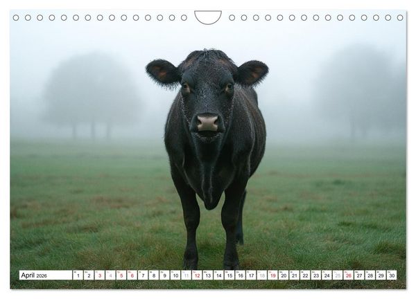 Produktbild: K&Uuml;HE AUF DER ALM &ndash; Der Kalender aus Bayern (Wandkalender 2026 DIN A4 quer), CALVENDO Monatskalender