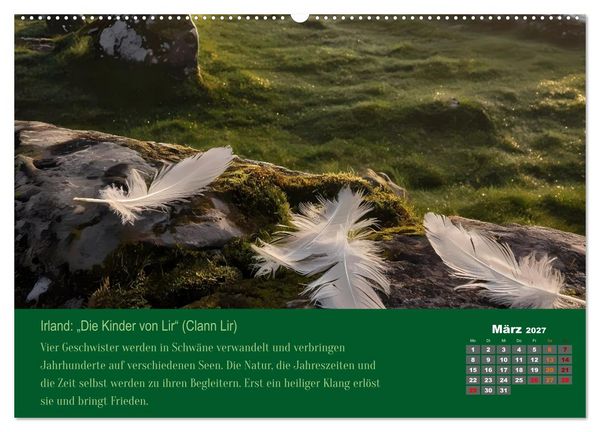 Produktbild: 12 M&auml;rchen unserer Welt (hochwertiger Premium Wandkalender 2027 DIN A2 quer), Kunstdruck in Hochglanz
