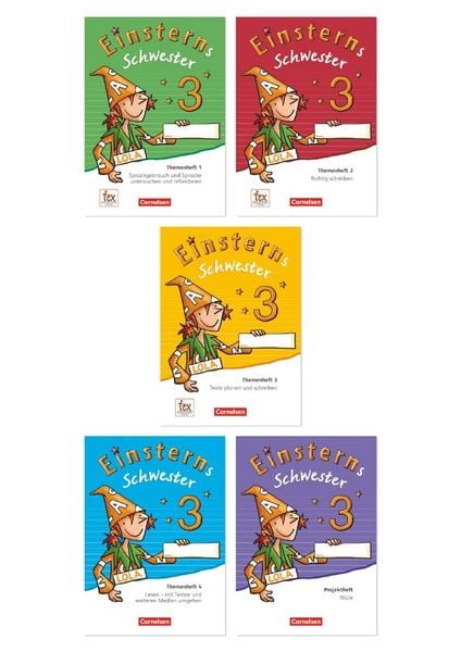 Produktbild: Einsterns Schwester - Sprache und Lesen 3. Schuljahr - Themenheft 1-4 und Projektheft mit Schuber