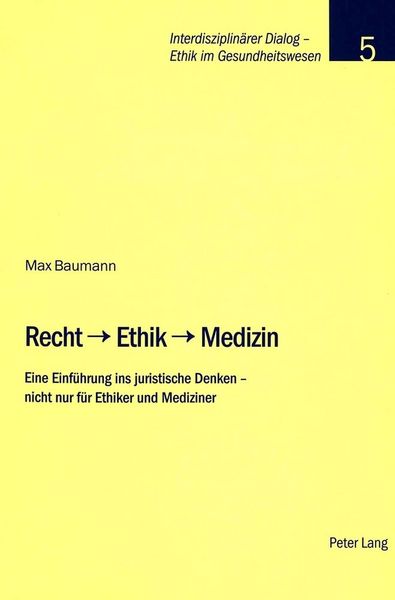 Produktbild: Recht &ndash; Ethik &ndash; Medizin