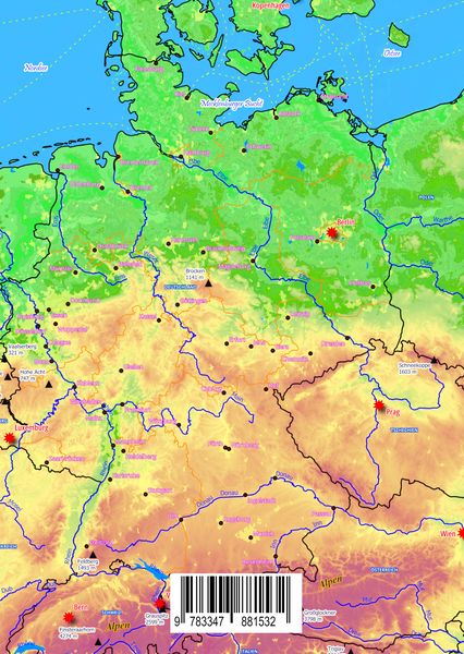 Produktbild: Kontinent Europa geographischer Atlas f&uuml;r Kinder