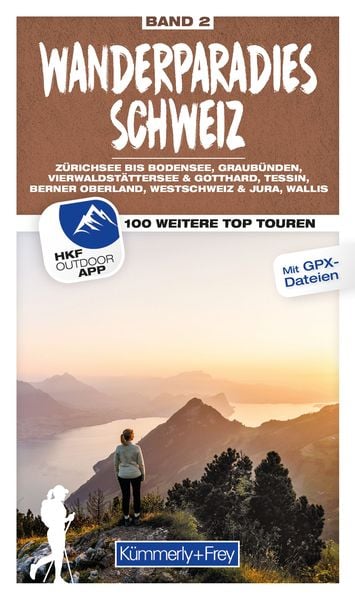 Produktbild: Kümmerly+Frey Wanderführer Wanderparadies Schweiz Band 2