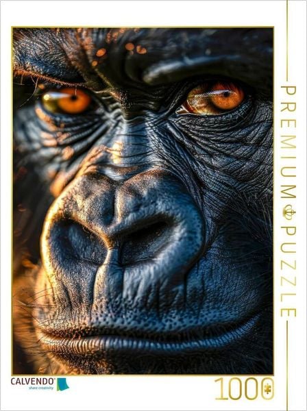 CALVENDO Puzzle Gorilla | 1000 Teile Lege-Größe 64x48cm Foto-Puzzle für glückliche Stunden, Sonstige von , Calvendo Puzzle