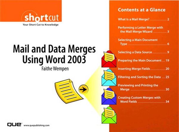 Produktbild: Mail and Data Merges Using Word 2003 (Digital Short Cut)