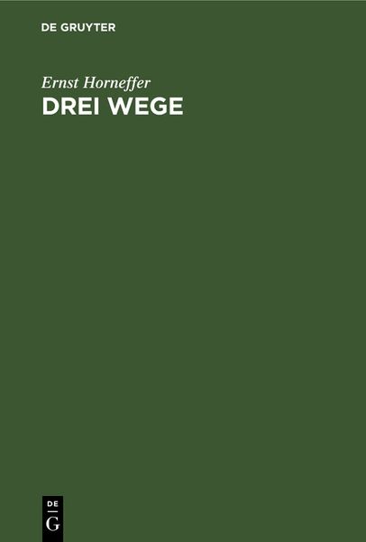 Produktbild: Drei Wege