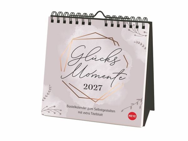 Produktbild: Kreativkalender zum Aufstellen Gl&uuml;cksmomente 2027