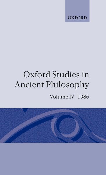 Produktbild: Oxford Studies in Ancient Philosophy