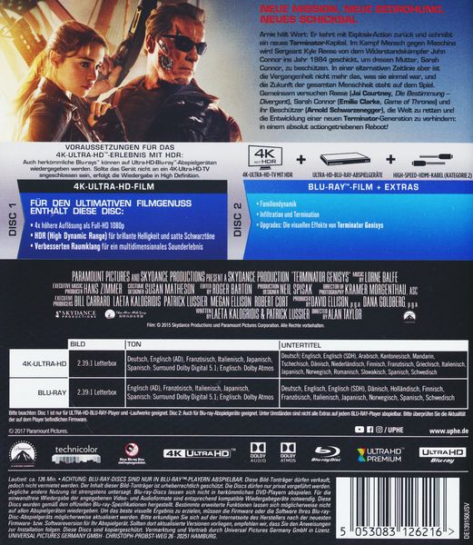 Produktbild: Terminator 5 - Genisys (4K Ultra HD) (+ Blu-ray)