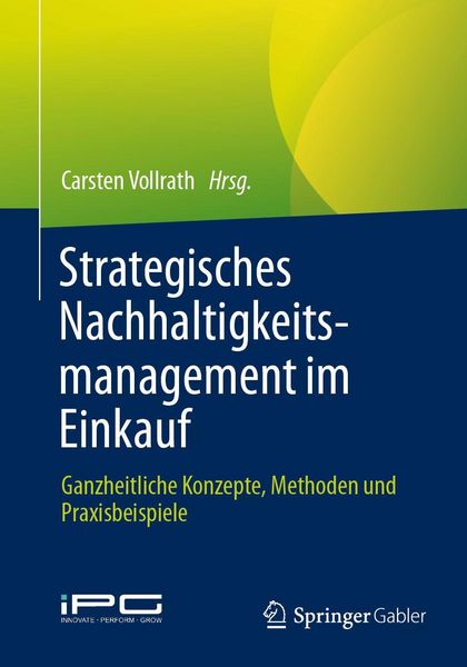 Produktbild: Strategisches Nachhaltigkeitsmanagement im Einkauf