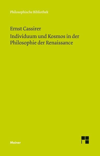 Produktbild: Individuum und Kosmos in der Philosophie der Renaissance