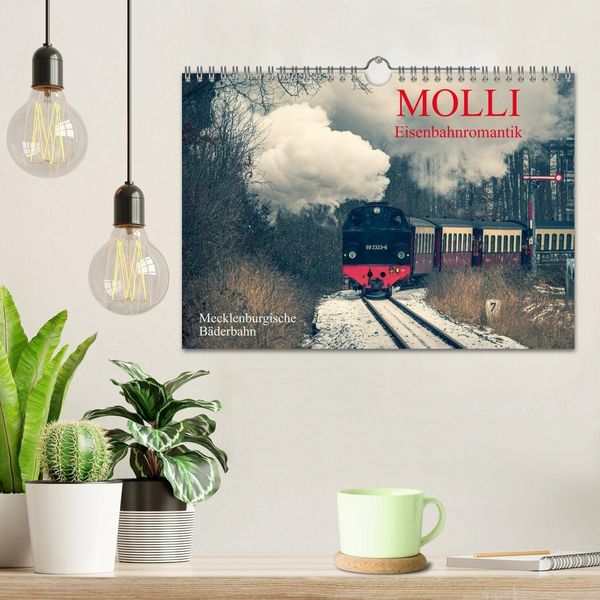 Produktbild: Molli- Mecklenburgische B&auml;derbahn (Wandkalender 2027 DIN A4 quer), CALVENDO Monatskalender