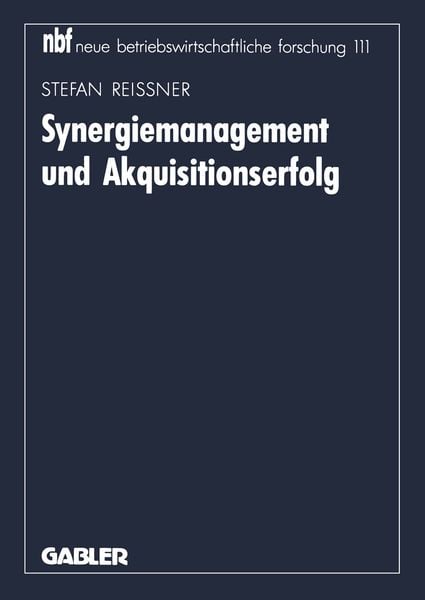 Produktbild: Synergiemanagement und Akquisitionserfolg