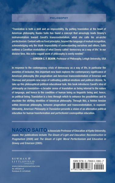 Produktbild: American Philosophy in Translation