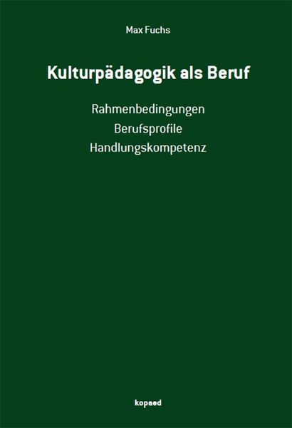 Produktbild: Kulturp&auml;dagogik als Beruf