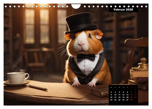 Produktbild: Meerschweinchen mal anders! (Wandkalender 2026 DIN A4 quer), CALVENDO Monatskalender